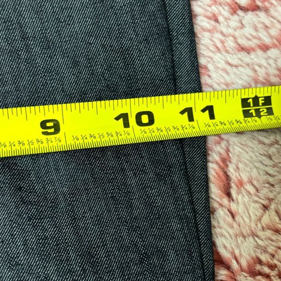 7th Avenue New York & Company Dark Grey Straight Leg Speckled Dress Pants - Picture 8 of 9